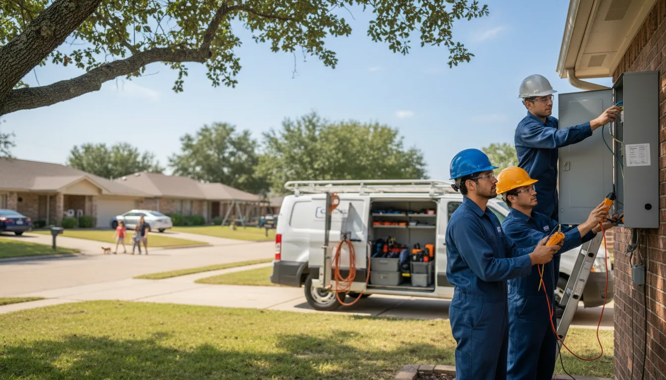 Certified electrician providing emergency electrical services in Coffeeville, AL